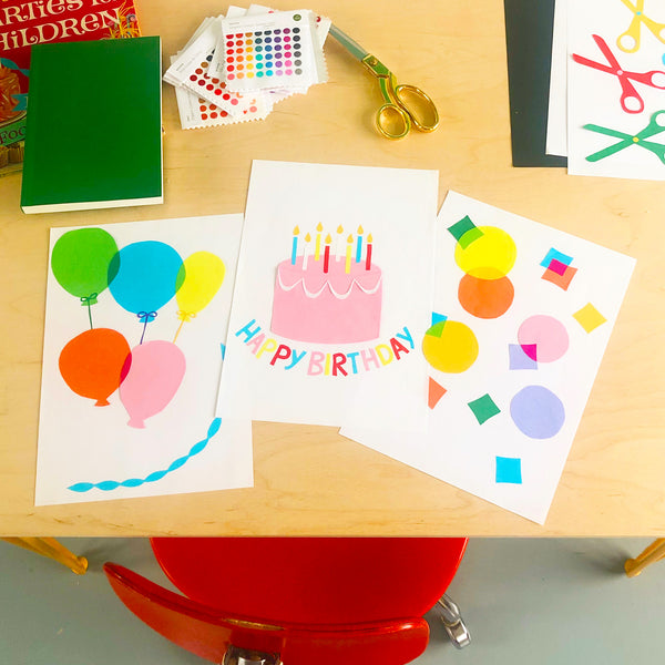 Birthday Card | Balloons | Recycled