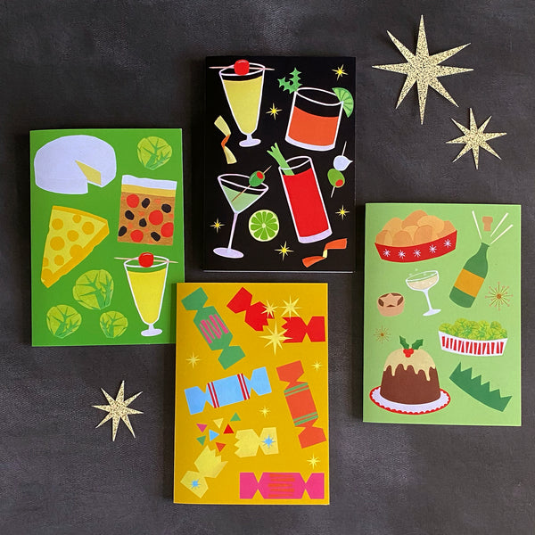 Christmas Cards | Pack of 4 | Festive Fun