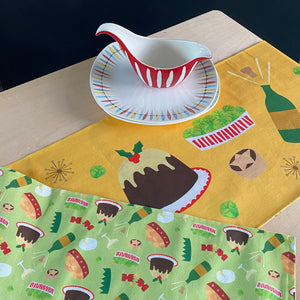 Made to order | Christmas dinner table runner | double sided