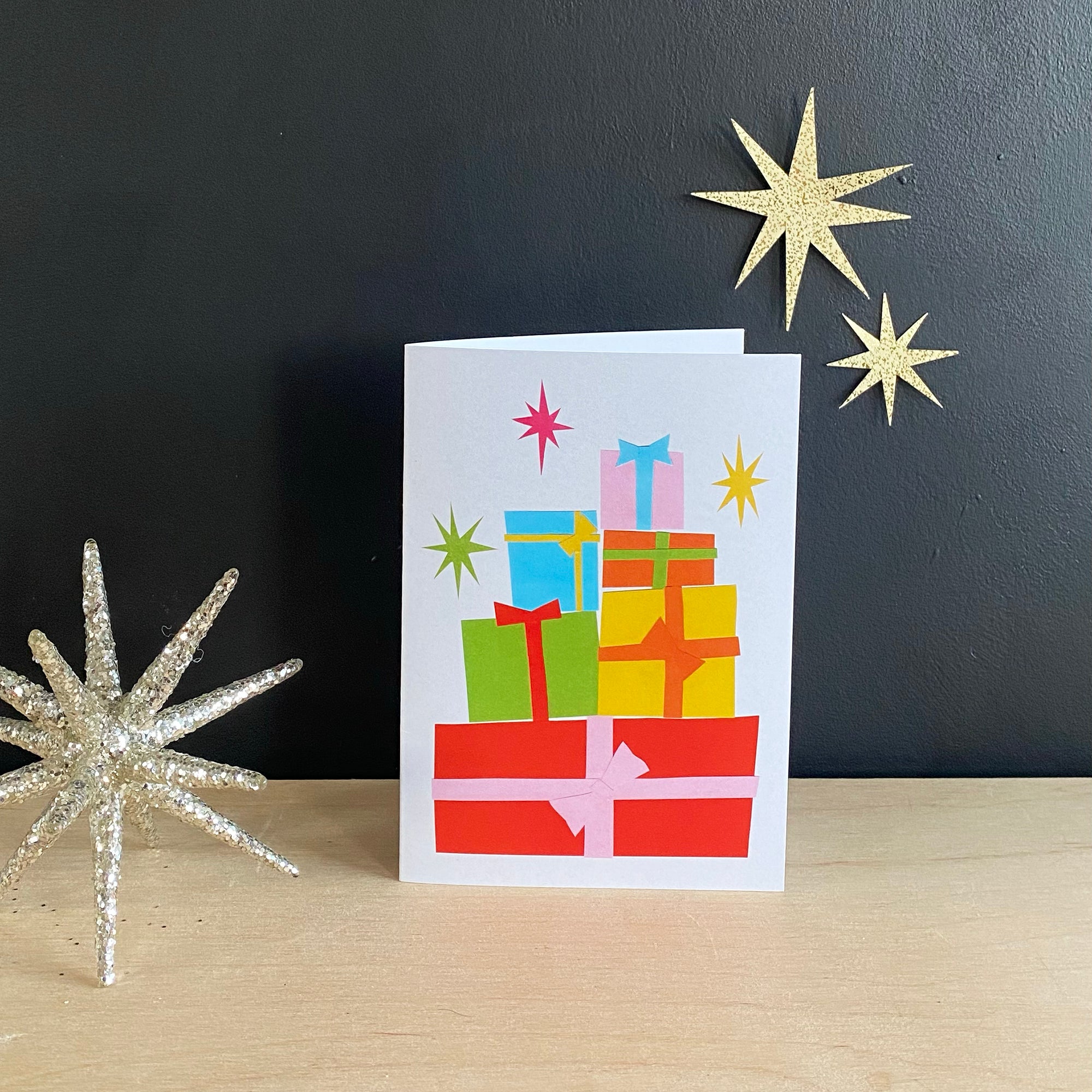 Christmas Cards | Single or Pack of 4 | Mid Century Kitsch