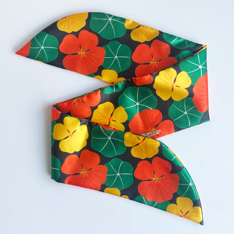 Nasturtium Hair Scarf