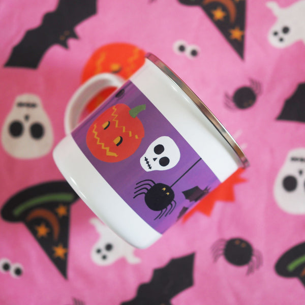 End of Line | Halloween Enamel Mug