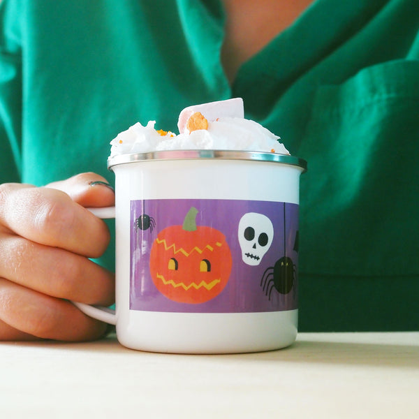 End of Line | Halloween Enamel Mug