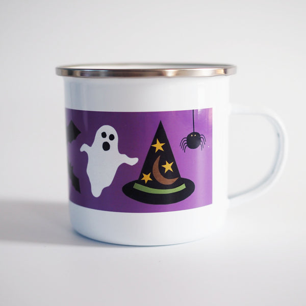End of Line | Halloween Enamel Mug