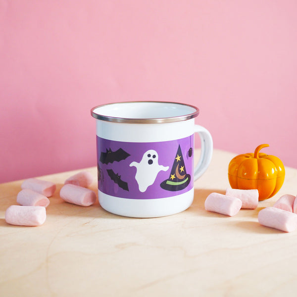 End of Line | Halloween Enamel Mug