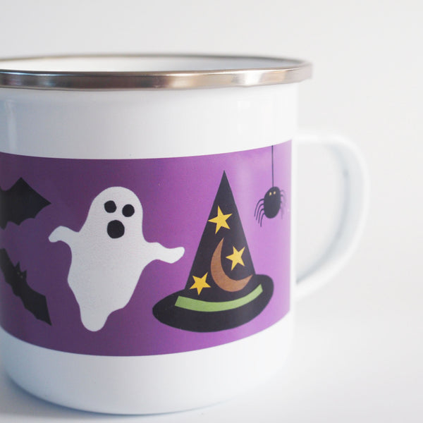 End of Line | Halloween Enamel Mug