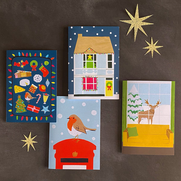 Christmas Cards | Single or Pack of 4 | Winter Wonderland